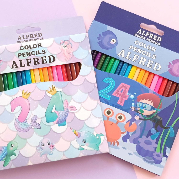 مدادرنگی 24 رنگ آلفرد alfred